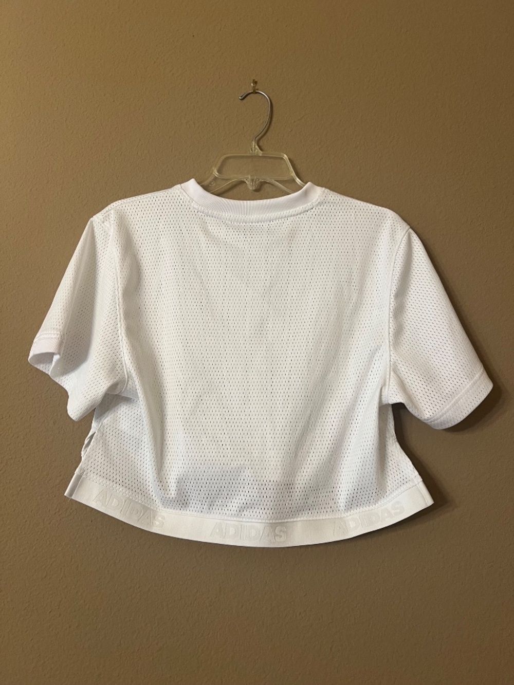 A & M adidas white crop jersey - Picture 2 of 2